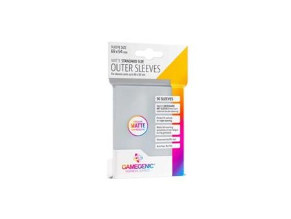 Gamegenic — Japanese Size Matte Clear Outer Sleeves (60 kusů)