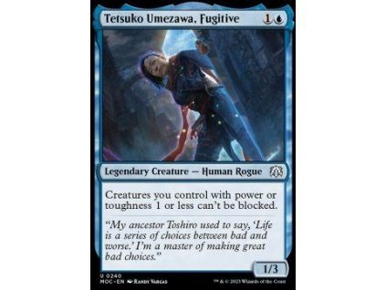 Tetsuko Umezawa, Fugitive