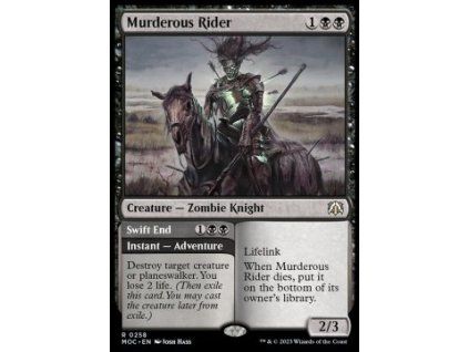 Murderous Rider // Swift End