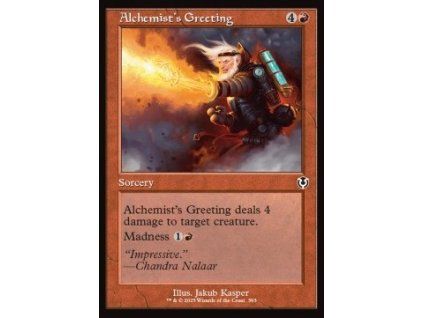 Alchemist's Greeting - retro