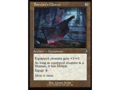 Butcher's Cleaver - retro