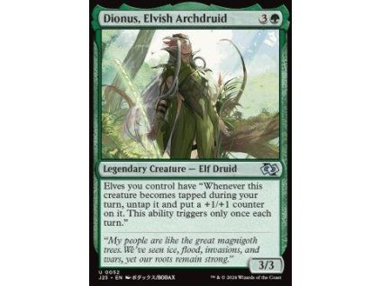Dionus, Elvish Archdruid