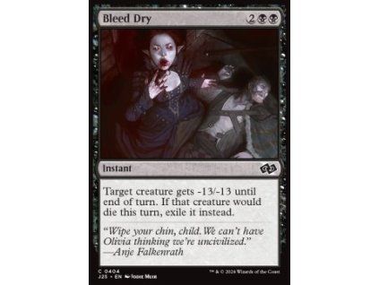 Bleed Dry