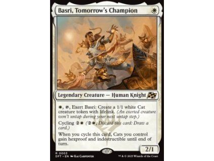 Basri, Tomorrow's Champion
