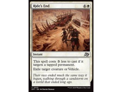 Ride's End