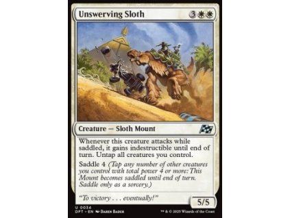 Unswerving Sloth