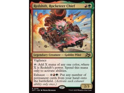 Redshift, Rocketeer Chief