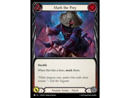 Mark the Prey (Blue) (Rainbow Foil)