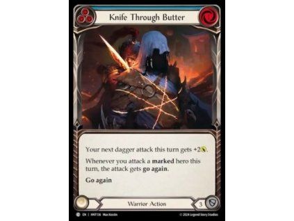 Knife through Butter (Blue) (Rainbow Foil)