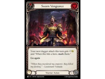 Sworn Vengeance (Red) (Regular)
