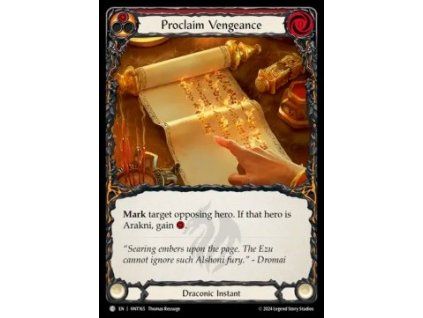 Proclaim Vengeance (Rainbow Foil)