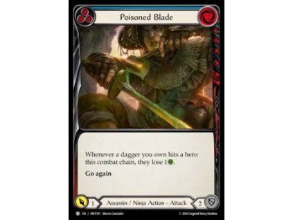Poisoned Blade (Blue) (Rainbow Foil)