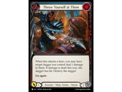 Throw Yourself at Them (Blue) (Regular)