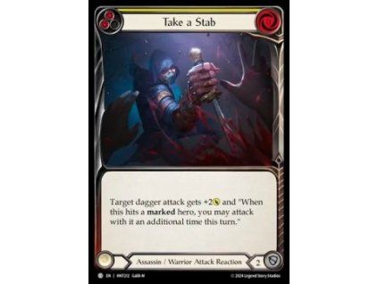 Take a Stab (Yellow) (Rainbow Foil)