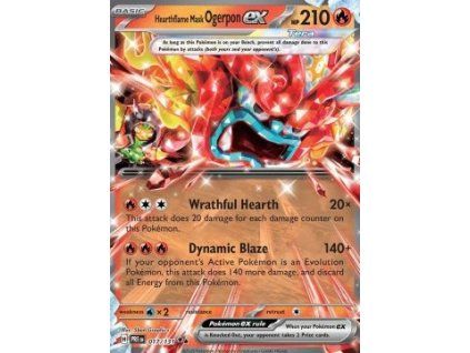Hearthflame Mask Ogerpon ex (PRE 017)