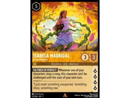 Isabela Madrigal - In the Moment