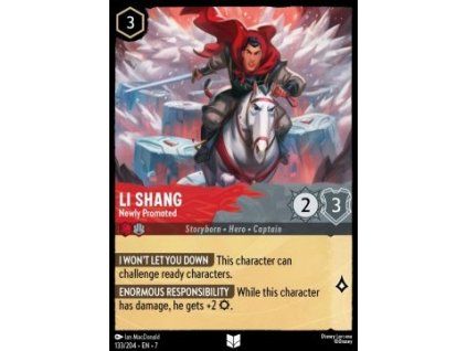Li Shang - Newly Promoted