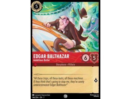 Edgar Balthazar - Ambitious Butler