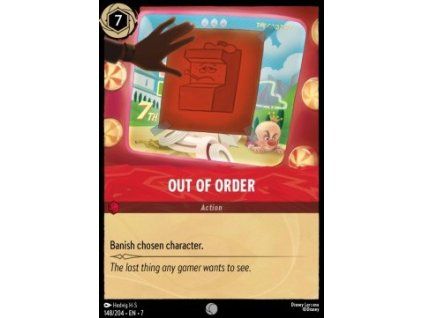 Out of Order