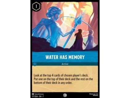 Water Has Memory