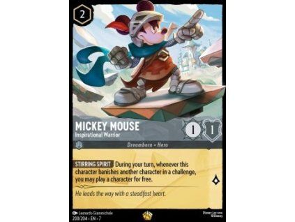 Mickey Mouse - Inspirational Warrior