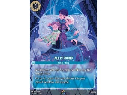 All is Found (V.2)