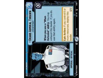 Grand Admiral Thrawn, ...How Unfortunate