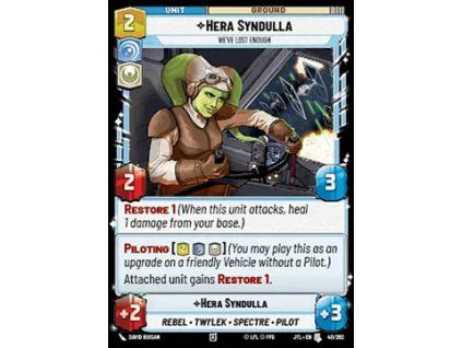 Hera Syndulla, We've Lost Enough