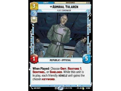 Admiral Yularen, Fleet Coordinator