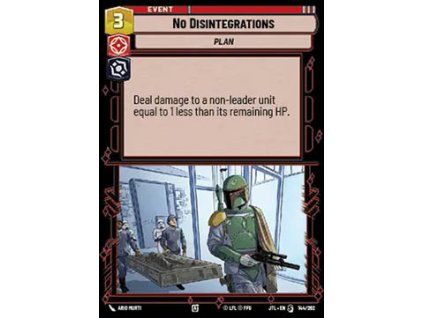 No Disintegrations