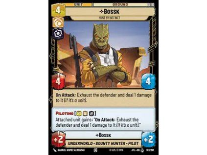 Bossk, Hunt By Instinct