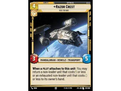 Razor Crest, Ride For Hire