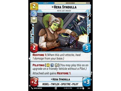 Hera Syndulla, We've Lost Enough (V.2)