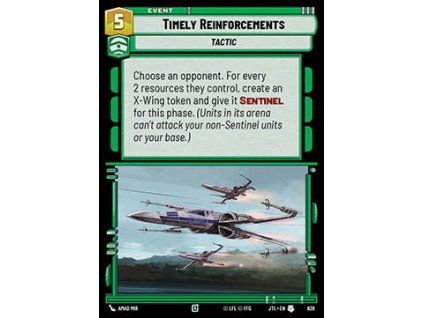 Timely Reinforcements (V.2)