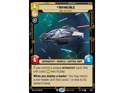 Invincible, Naval Adversary (V.2)