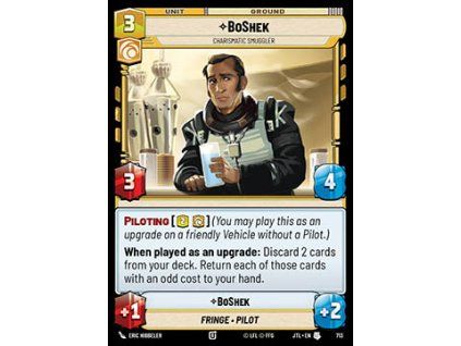 BoShek, Charismatic Smuggler (V.2)