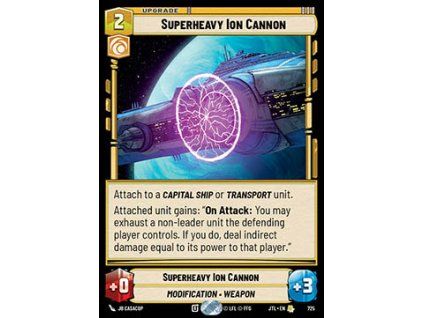 Superheavy Ion Cannon (V.2)