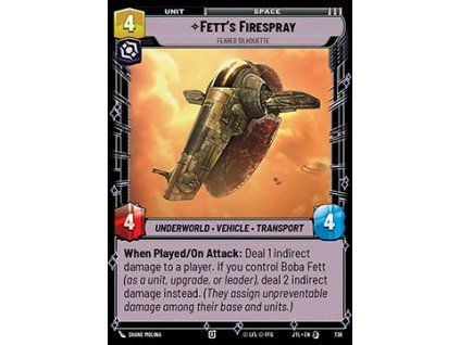 Fett's Firespray, Feared Silhouette (V.2)
