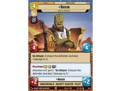 Bossk, Hunt By Instinct (V.1)