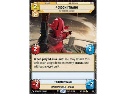 Sidon Ithano, The Crimson Corsair (V.1)