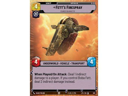 Fett's Firespray, Feared Silhouette (V.1)