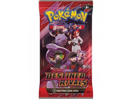 karetni hra pokemon tcg scarlet violet destined rivals booster 10 karet 900w