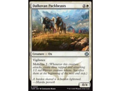 Dalkovan Packbeasts