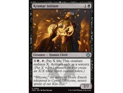 Krumar Initiate
