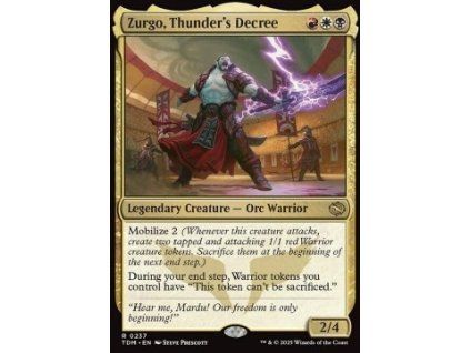 Zurgo, Thunder's Decree