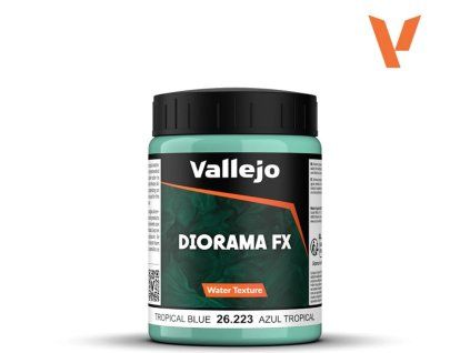 Vallejo — Diorama FX Water Texture Tropical Blue 200 ml