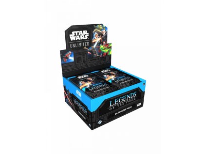 karetni hra star wars unlimited legends of the force booster box 24 boosteru 900w