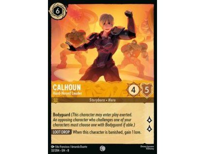 Calhoun - Hard-Nosed Leader