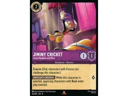 Jiminy Cricket - Level-Headed and Wise