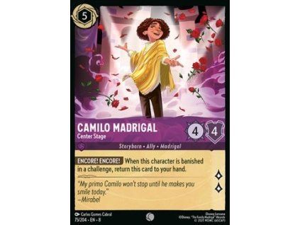 Camilo Madrigal - Center Stage